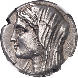 Sicile, Syracuse, Hiéron II (274-216 av. J.-C.). 16 litrai au nom de Philistis, veuve de Hiéron II ND (275-215 av. J.-C.), Syracuse.
