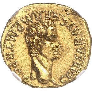 Caligula (37-41). Aureus avec le divin Auguste 37-38, Lyon.