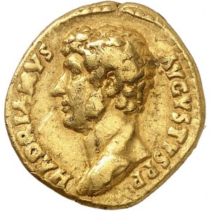 Hadrien (117-138). Aureus ND (128-132 ou 136-138 ou encore c.139 sous Antonin), Rome.