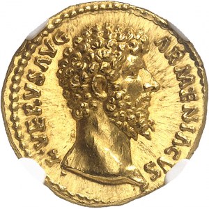 Lucius Verus (161-169). Aureus 163-164, Rome.