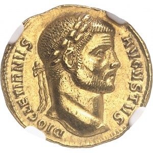 Dioclétien (284-305). Aureus 290-292, Antioche ou Cyzique.