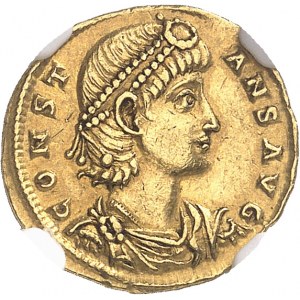 Constans (337-350). 9 siliques ou 1 ˝ scripulum ND (347-350), Antioche.