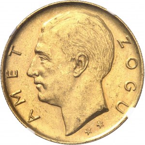 Ahmed Zogu, président (1925-1928). 100 franga (2 étoiles) 1926, R, Rome.