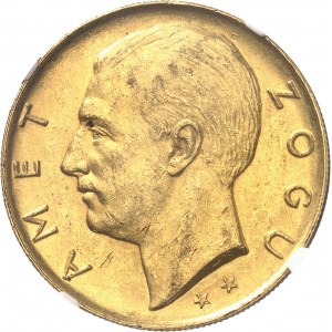 Ahmed Zogu, président (1925-1928). 100 franga (2 étoiles) 1926, R, Rome.