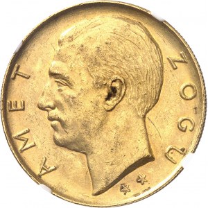 Ahmed Zogu, président (1925-1928). 100 franga (2 étoiles) 1926, R, Rome.