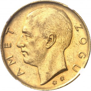 Ahmed Zogu, président (1925-1928). 100 franga (2 étoiles) 1926, R, Rome.