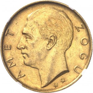 Ahmed Zogu, président (1925-1928). 100 franga (2 étoiles) 1926, R, Rome.