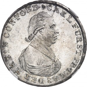 Confédération du Rhin, Charles-Théodore de Dalberg (1806-1813). Thaler 1809 CB, Ratisbonne.