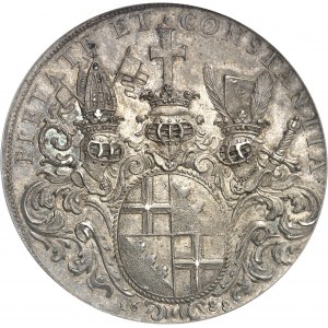 Fulda (abbaye de), Placidus von Drost (1678-1700). Thaler 1688, Augsbourg.