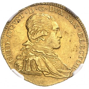 Saxe, Frédéric-Auguste III, prince-électeur (1763-1806). 10 thalers (2 Auguste d’Or) 1795 IEC, Dresde.