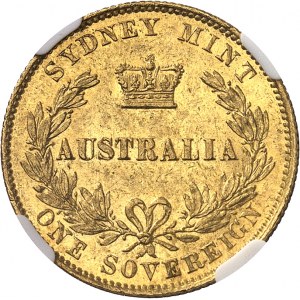 Victoria (1837-1901). Souverain 1867, Sydney.