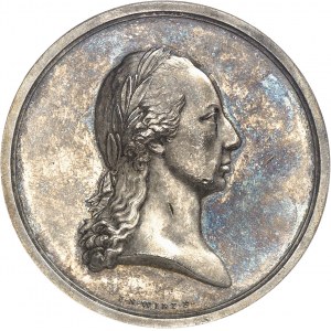 François II (1792-1835). Médaille, inauguration du monument équestre de l’Empereur Joseph II, par Wirth 1806, Vienne.