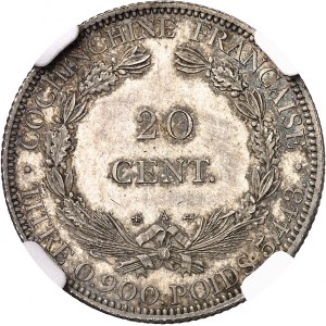 IIIe République (1870-1940). 20 centimes 1879, A, Paris.