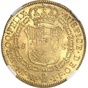 Ferdinand VII (1808-1833). 8 escudos 1809 JF, NR, Nuevo Reino (Santa Fé de Bogota).