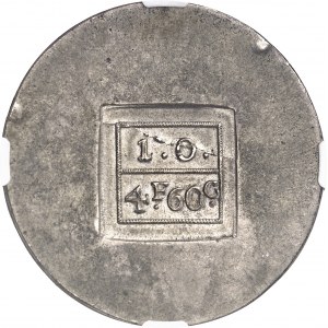 Premier Empire / Napoléon Ier (1804-1814). Pičce de 1 once ou 4 francs 60 centimes, petit cartouche 1813, Zara.