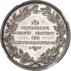 Ferdinand Ier (1835-1848). Médaille, Josip Jelačić Bužimski et le soulčvement de la Croatie en faveur de l’Autriche ND (1848), Vienne.
