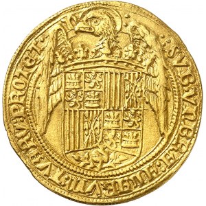 Ferdinand et Isabelle (1476-1516). Double excelente ND, Aqueduc, Ségovie.