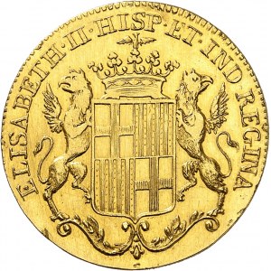 Isabelle II (1833-1868). Médaille d’Or, acclamation de la Reine ŕ Barcelone, par J. Masferrer 1833, Barcelone.