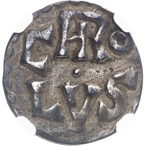 Charlemagne (768-814). Denier, 1er type de Melle ND (768-781), Melle.