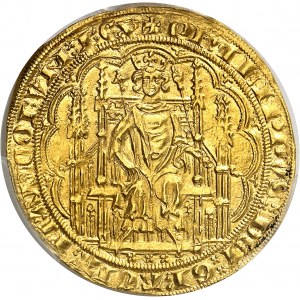 Philippe VI (1328-1350). Chaise d’or ND (1346).