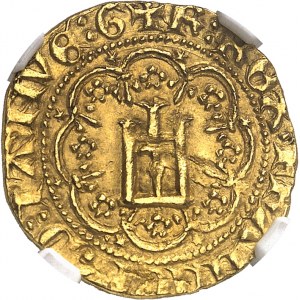 Charles VI (1380-1422). Génois d’Or ND, Gęnes.