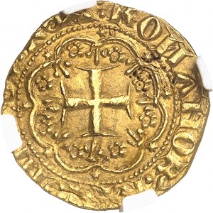 Charles VI (1380-1422). Génois d’Or ND, Gęnes.
