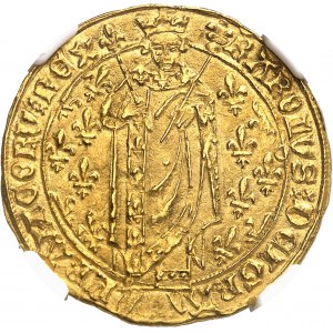 Charles VII (1422-1461). Royal d’or, 1čre émission ND (1429-1431), Tours.