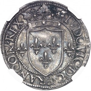 Louis XII (1498-1514). Grossone d’argent ND (1499-1512), Milan.