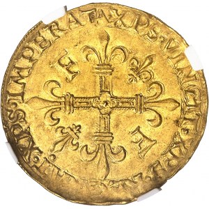 François Ier (1515-1547). Écu d’or au soleil 12e type ND (1540), A, Paris.