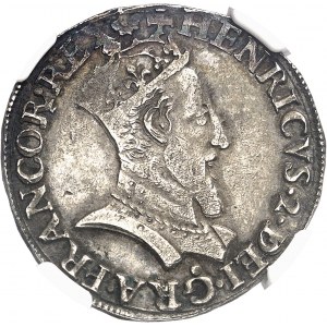 François II (1559-1560). Teston au buste couronné 1560, P, Dijon.