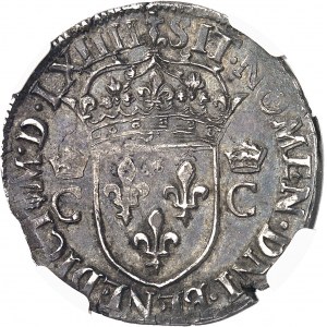 Charles IX (1560-1574). Teston, 2e type 1564, T, Nantes.