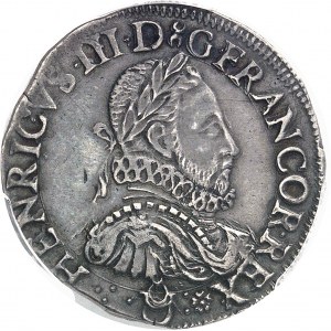 Henri III (1574-1589). Teston, sans le titre de roi de Pologne 1575, K, Bordeaux.