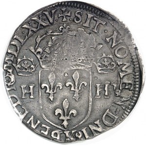 Henri III (1574-1589). Teston, sans le titre de roi de Pologne 1575, K, Bordeaux.