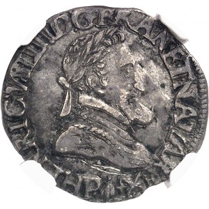 Henri IV (1589-1610). Quart de franc 1599/8, P, Dijon.
