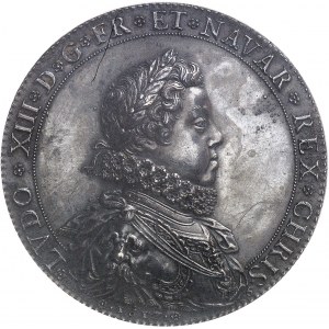 Louis XIII (1610-1643). Médaille, fin de la régence de Marie de Médicis et début du rčgne personnel de Louis XIII, attribuée ŕ Nicolas Briot 1617, Paris.