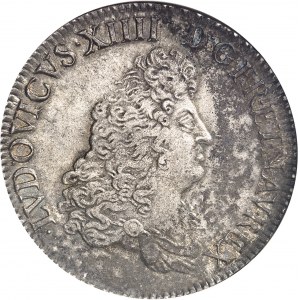 Louis XIV (1643-1715). Écu de Flandre ou pičce de 4 livres de Flandre 1686, LL, Lille.