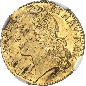 Louis XV (1715-1774). Louis d’or au bandeau 1745, W, Lille.