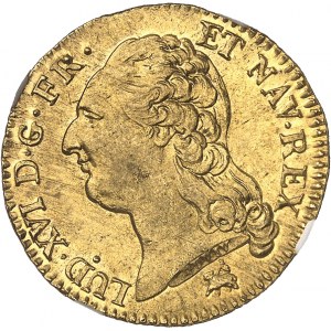 Louis XVI (1774-1792). Louis d’or ŕ la tęte nue 1787, 2e semestre, B, Rouen.