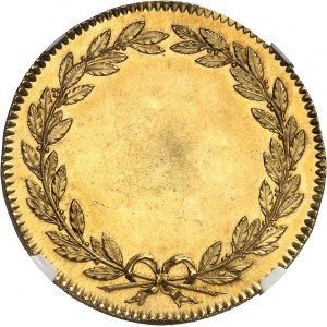 Louis XVI (1774-1792). Médaille ou Jeton en Or, prix du bon vieillard, par N. M. Gatteaux ND (c.1780), Paris.
