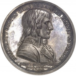 Directoire (1795-1799). Médaille, Paix de Campo Formio avec l’Autriche An 6 (1797), Paris.