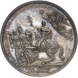 Directoire (1795-1799). Médaille, Paix de Campo Formio avec l’Autriche An 6 (1797), Paris.