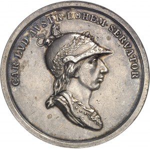Consulat (1799-1804). Médaille, Paix de Lunéville, par Guillemard et Stuckhart 1801, Prague.