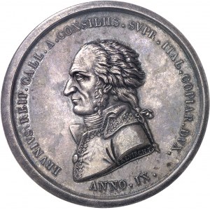 Consulat (1799-1804). Médaille, prise de Vérone par le général Brune, par Salvirch An IX (1800-1801), Milan.