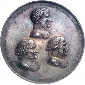 Consulat (1799-1804). Médaille, promulgation du Traité d’Amiens, par Jeuffroy An X - 1802, Paris.