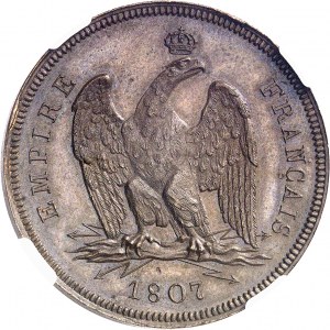 Premier Empire / Napoléon Ier (1804-1814). Essai de 100 francs Or, en bronze, par Vassallo 1807, Gęnes.