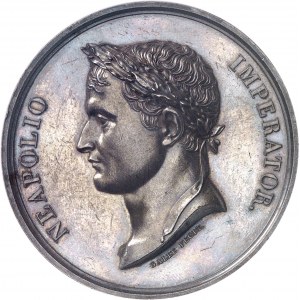 Premier Empire / Napoléon Ier (1804-1814). Médaille, fętes du couronnement de Napoléon Ier par Galle et Jeuffroy An XIII (1804), Paris.