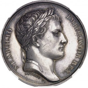 Premier Empire / Napoléon Ier (1804-1814). Médaille, la bataille d’Iéna, par Andrieu 1806, Paris.