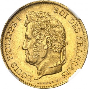 Louis-Philippe Ier (1830-1848). 40 francs tęte laurée 1831, A, Paris.