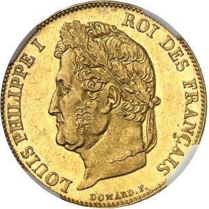 Louis-Philippe Ier (1830-1848). 20 francs tęte laurée 1848, A, Paris.
