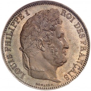 Louis-Philippe Ier (1830-1848). Module de 5 francs, visite de la monnaie de Rouen 1831, B, Rouen.